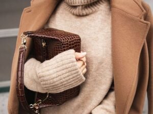 how to style a camel coat